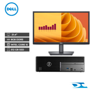 PC Dell Optiplex SFF 7020 Intel Core I5 14500 /Ram 8GB /512 GB SSD /FreeDos/ E2225HS