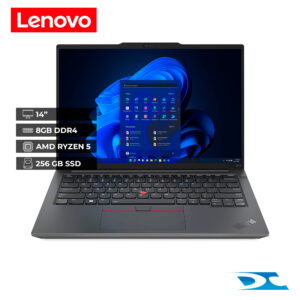 Combo Portátil Lenovo  Thinkpad E14 G5 Amd Ryzen  5 5625U/Ram 8GB /256GB SSD /14" /W11P + Antivirus