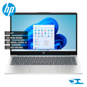 Portátil HP 14-EP0002LA INTEL CORE I3 N305/RAM 8GB /512GB SSD/ 14" /FREE / SILVER