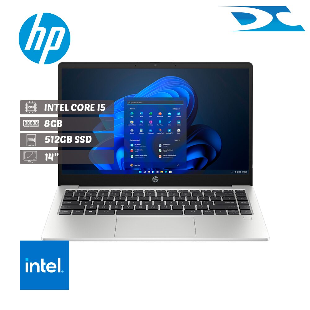Portátil HP 240 G10 Intel Core I5 1334U /Ram 8GB/512 GB SSD/14”/Free